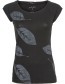 T&#8209;shirt Carved Leaves Black