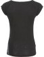 T&#8209;shirt Carved Leaves Black detail