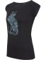 T&#8209;shirt Cat Zwart detail
