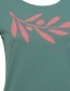 T-shirt Olive Green Bay detail