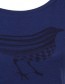 T&#8209;shirt Woosh Trush Peacock Blue detail