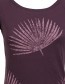 T‑shirt Palm Eggplant detail