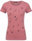 T&#8209;shirt Strolling Pedestrians Hibiscus Rose