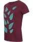 T&#8209;shirt Polka Begonia Dark Cherry detail