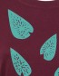T&#8209;shirt Polka Begonia Dark Cherry detail