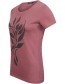 T‑shirt Tendrils Hibiscus Rose detail