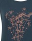 T&#8209;shirt Wildflower Bouquet Denim Blue detail
