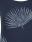 T&#8209;shirt Palm Deep Navy detail