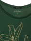 T&#8209;shirt Kelly Flower Bottle Green detail