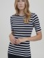 T-shirt ByPamila Stripe White Black