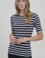 T-shirt ByPamila Stripe White Black