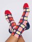 Sokken Organic Sensational Steps Picknic Red