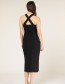 Jurk Priti Cross Black