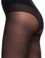 Panty Doris Dots Zwart 40 Denier detail