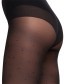 Panty Doris Dots Zwart 40 Denier detail