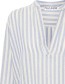 Blouse Indie Stripe Cloud Dancer Blue Wite detail