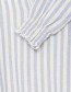 Blouse Indie Stripe Cloud Dancer Blue Wite detail