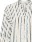 Blouse Pzmiriam Kentucky Blue Striped detail