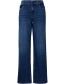 Jeans Pzvega Wide Leg Dark Blue Denim