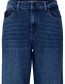 Jeans Pzvega Wide Leg Dark Blue Denim detail