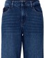 Jeans Pzvega Wide Leg Dark Blue Denim detail
