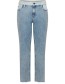 Jeans High Waist Pzgaby Bleached Blue Denim