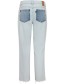 Jeans High Waist Pzgaby Bleached Blue Denim detail
