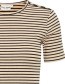 T&#8209;shirt Pzhavana Stripped Irish Cream detail