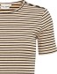 T&#8209;shirt Pzhavana Stripped Irish Cream detail