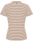 T&#8209;shirt Pzruby Irish Cream Striped detail