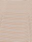 T&#8209;shirt Pzruby Irish Cream Striped detail