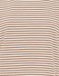 T&#8209;shirt Pzruby Irish Cream Striped detail