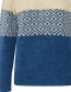 Trui Pzmimi Turtleneck Sodalite Blue Melange detail