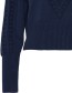 Trui Pzamy Twilight Blue detail