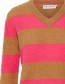 Trui Pzastrid V&#8209;Neck Fuchsia Purple detail