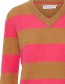 Trui Pzastrid V&#8209;Neck Fuchsia Purple detail