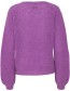 Trui Pziris Bright Purple Melange detail