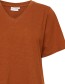 T&#8209;shirt Pzbrit V Caramel Cafe detail