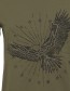 T&#8209;shirt Pzalba Eagle Grape Leaf detail