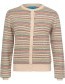 Cardigan Rainbow Lines Creme