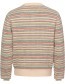 Cardigan Rainbow Lines Creme detail