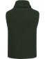 Spencer Monaco Button Tank Dark Green detail
