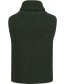 Spencer Monaco Button Tank Dark Green detail