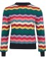 Trui Rainbow Waves