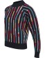 Trui Susan Streamers Navy detail
