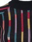 Trui Susan Streamers Navy detail