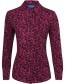 Blouse Marge Sunset Squirrels Purple