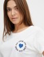 T-shirt Pzlevina Blanc De Blanc