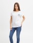 T-shirt Pzlevina Blanc De Blanc