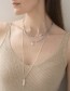 Ketting Rainbow Blue Lace Agate Silver